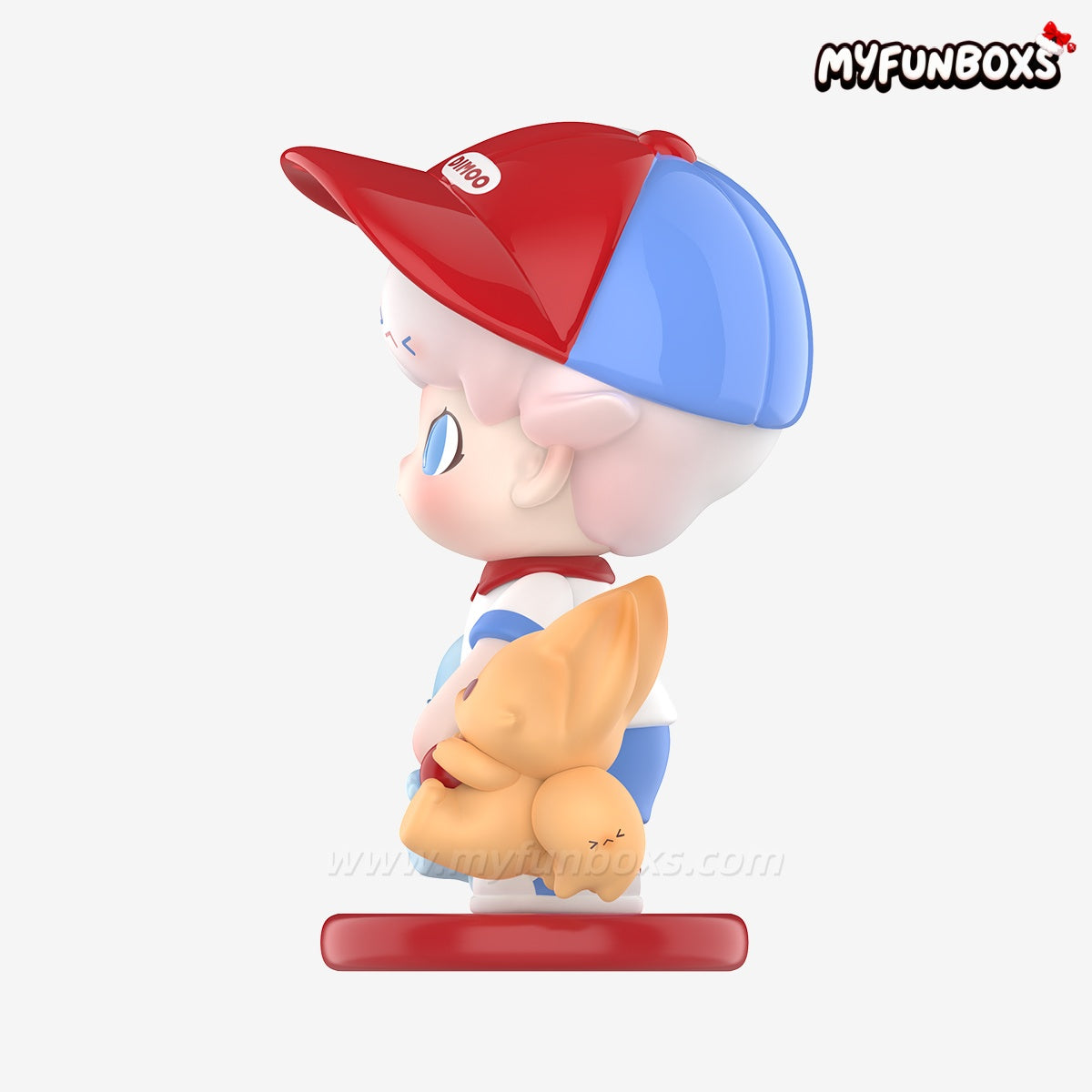 DIMOO I Can Make It Figurine-Blue Ver.Hanging Card