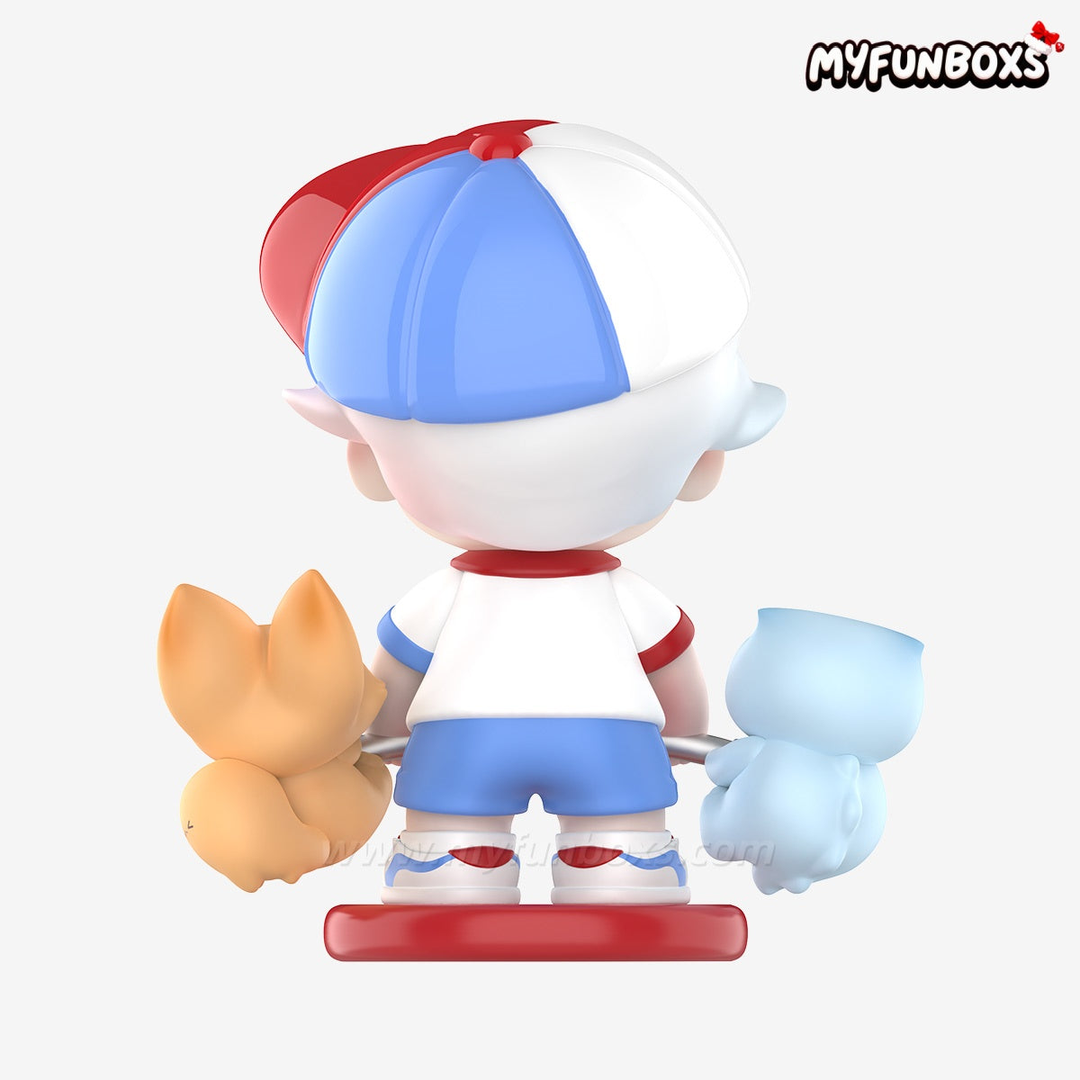 DIMOO I Can Make It Figurine-Blue Ver.Hanging Card