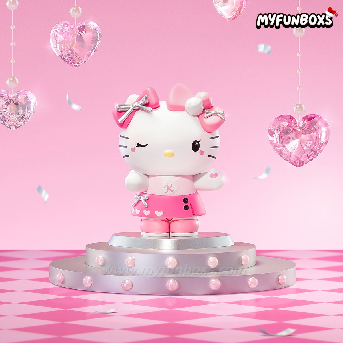 POP MART HELLO KITTY AND FRIENDS Pink Party Series Figures