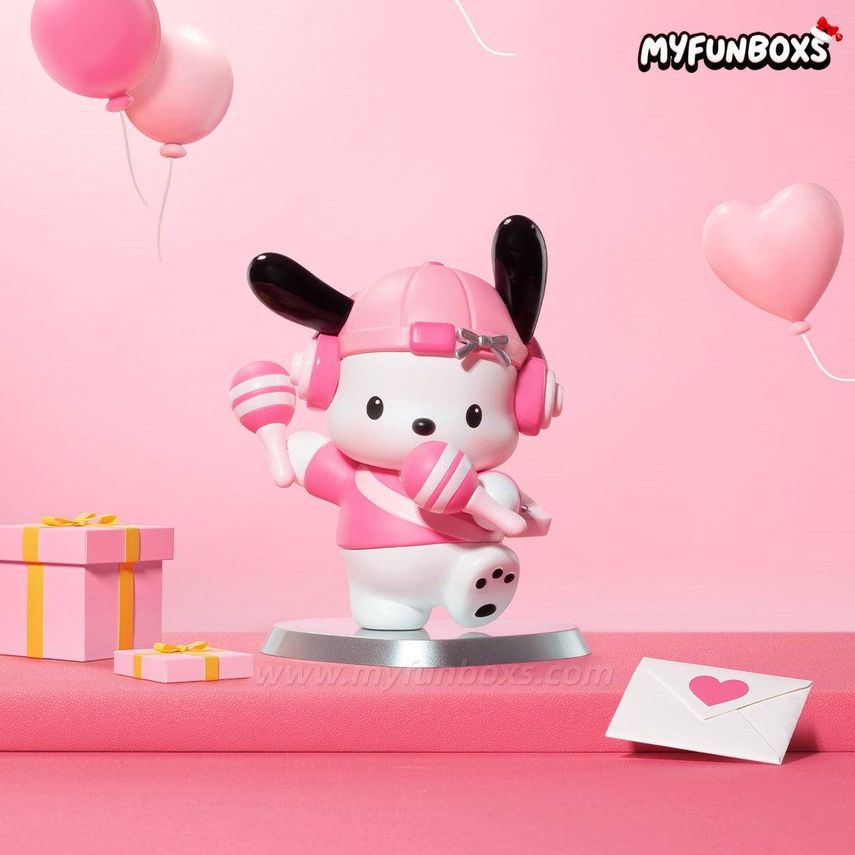 POP MART HELLO KITTY AND FRIENDS Pink Party Series Figures
