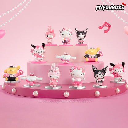 POP MART HELLO KITTY AND FRIENDS Pink Party Series Figures