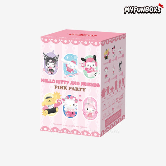 POP MART HELLO KITTY AND FRIENDS Pink Party Series Figures