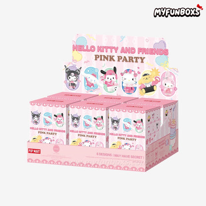POP MART HELLO KITTY AND FRIENDS Pink Party Series Figures