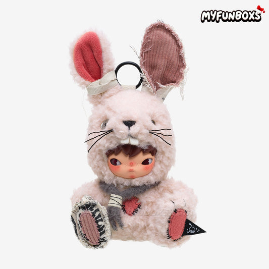 Hirono Little Hare Plush Doll Pendant Hanging Card (PRE-ORDER)