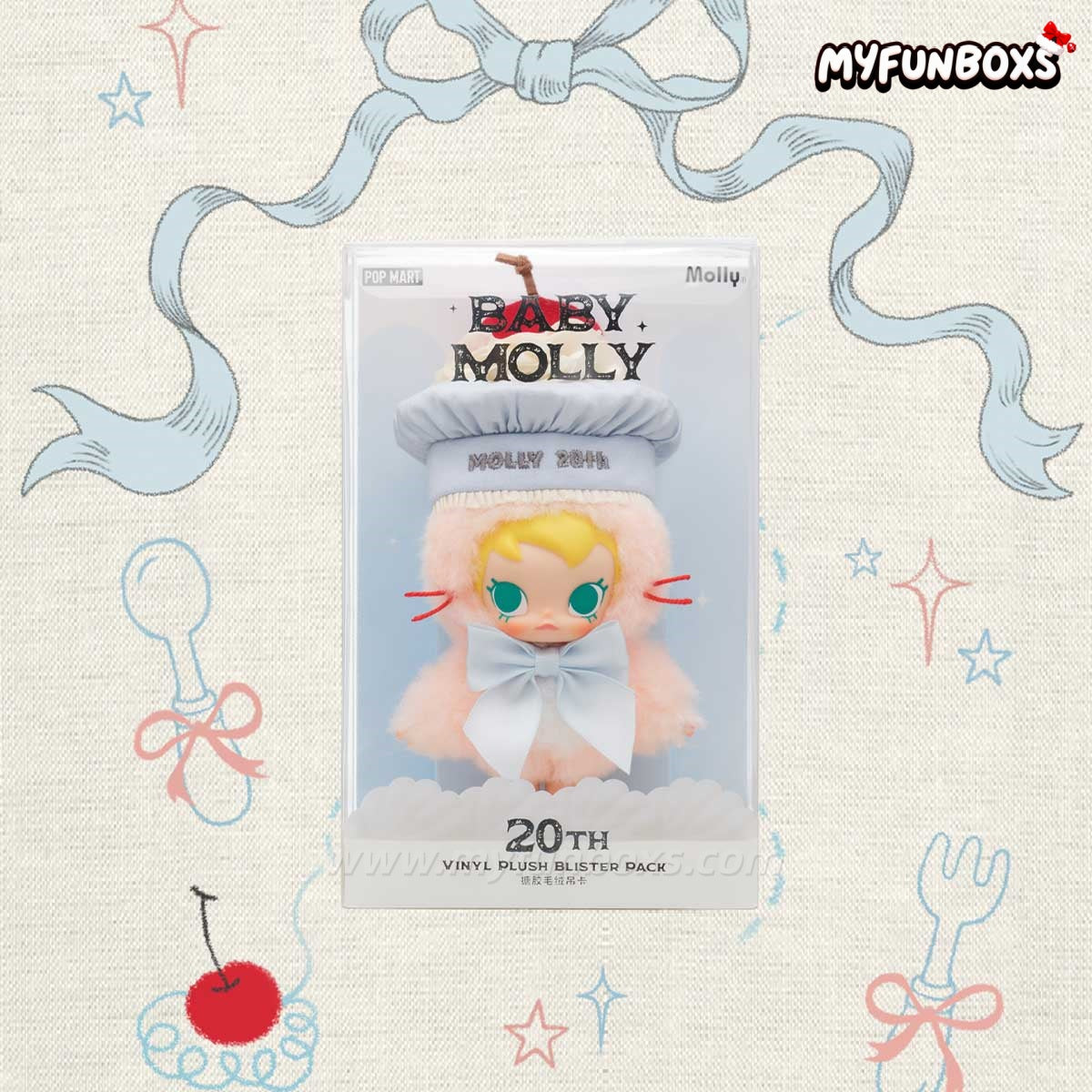 Baby Molly 20th Anniversary Vinyl Plush Hanging Card (PRE-ORDER)
