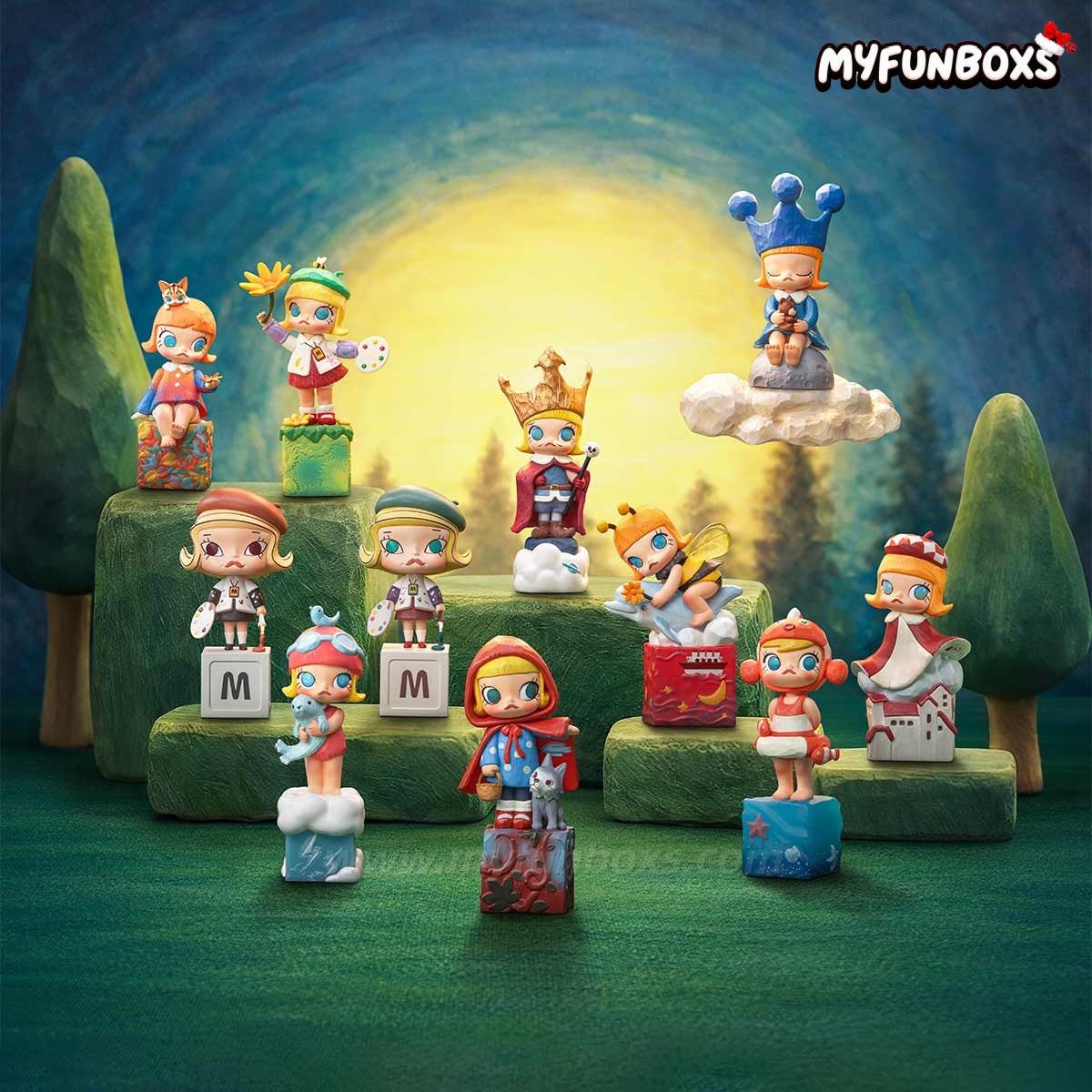 MOLLY Scenery Along the Way 20th Anniversary Series Figures