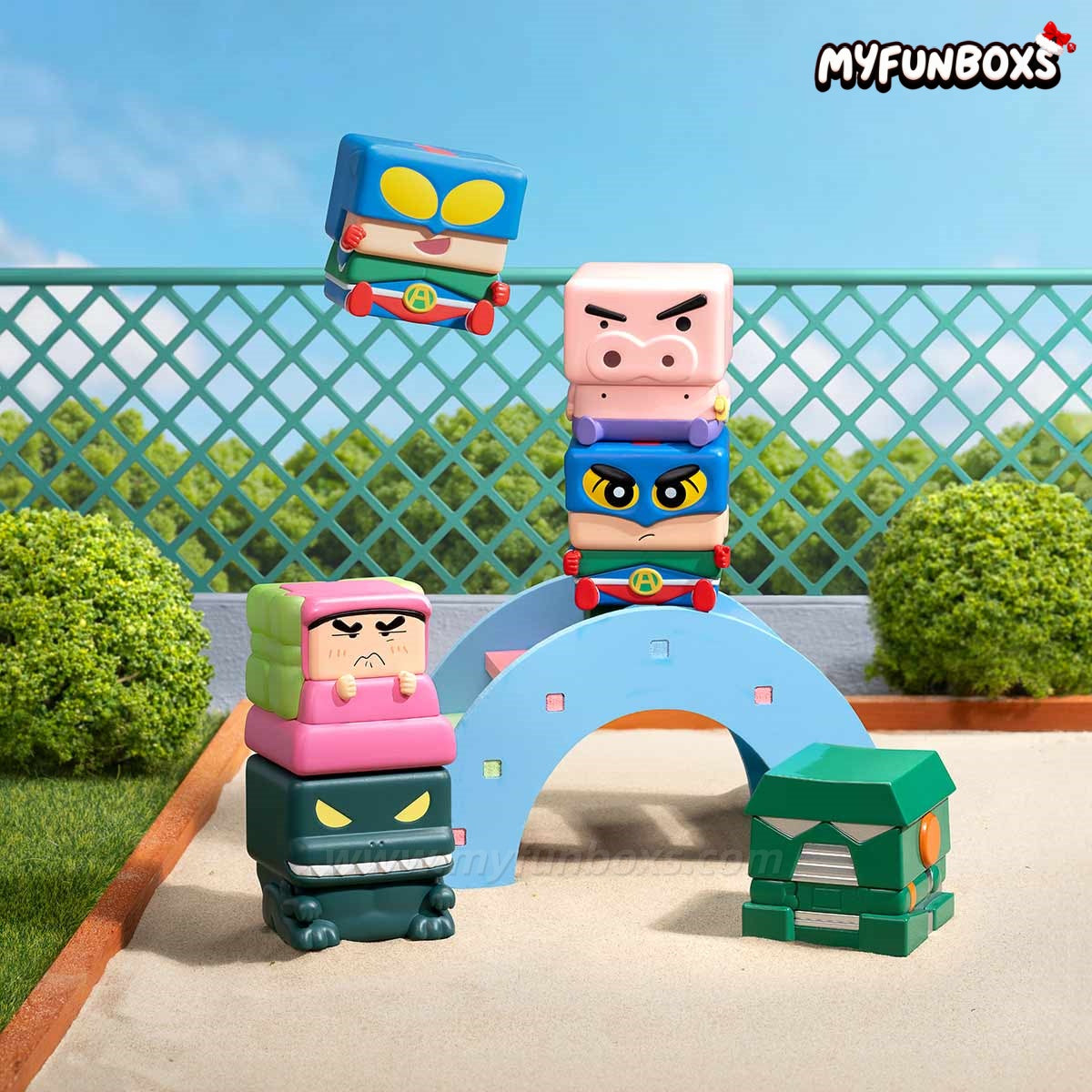 Crayon Shinchan POP CUBE-3 Series Figures Blind Box (PRE-ORDER)