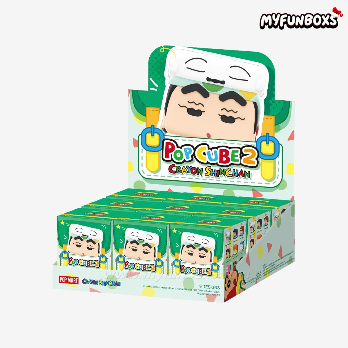 Crayon Shinchan POP CUBE-2 Series Figures(PRE-ORDER)