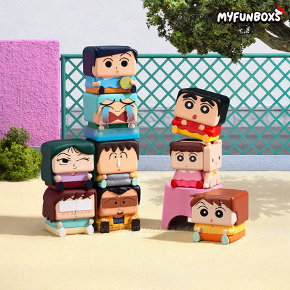 Crayon Shinchan POP CUBE-1 Series Figures(PRE-ORDER)