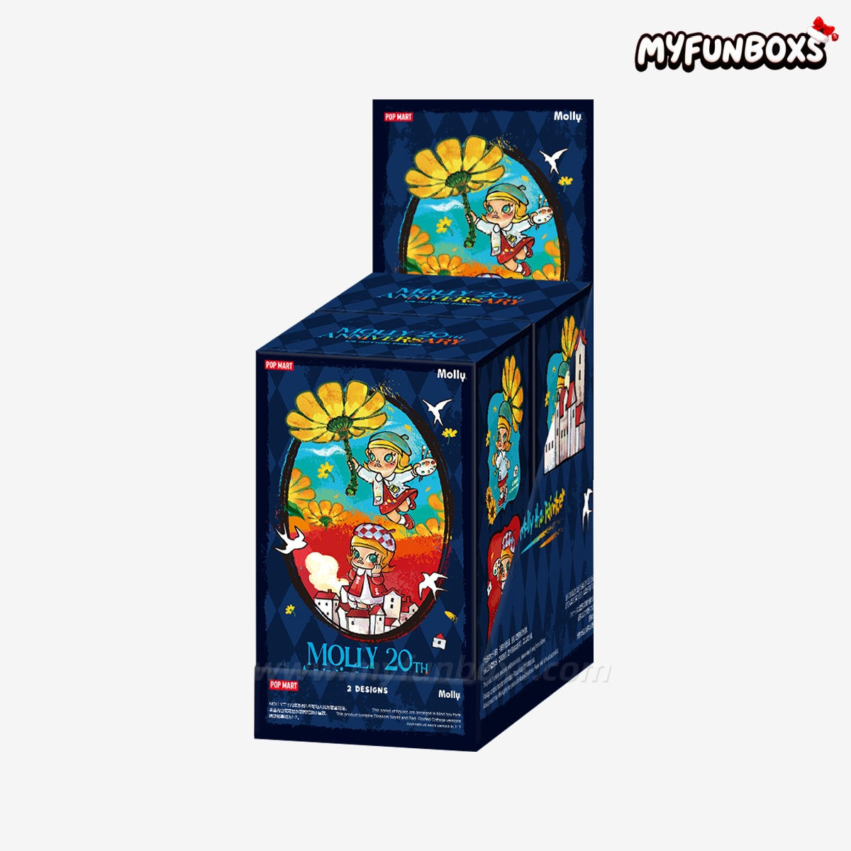POP MART MOLLY 20th Anniversary Series 1/8 Action Figure Blind Box (PRE-ORDER)