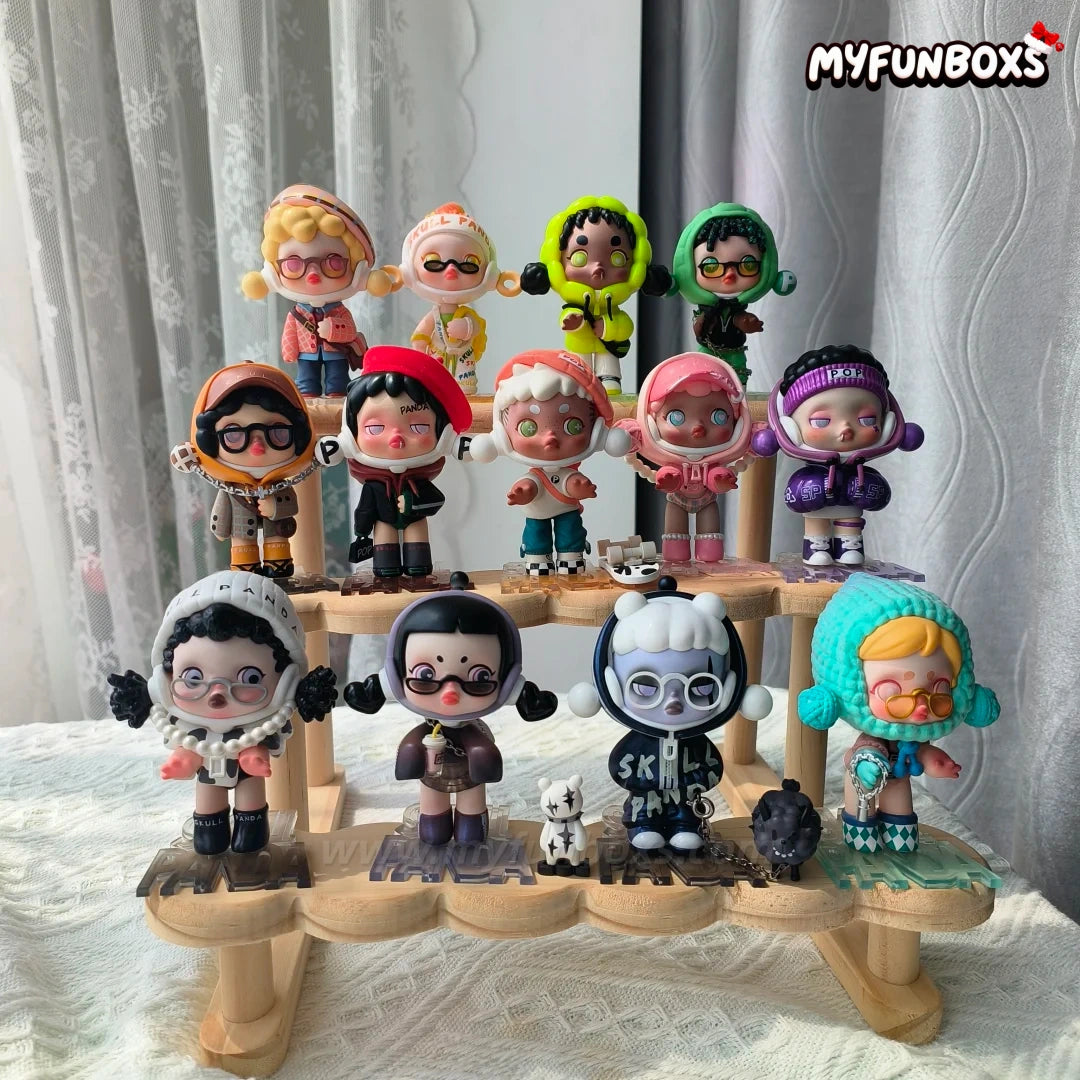 POP MART SKULLPANDA Bear Cat Fever Series Figure Blind Box (Whole Set Opened)
