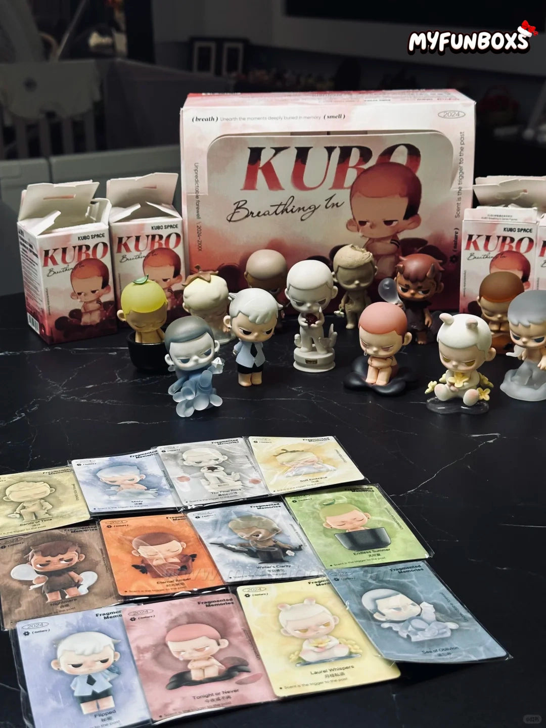 POP MART KUBO Breathing In Series Figure Blind Box (Whole Set Opened)