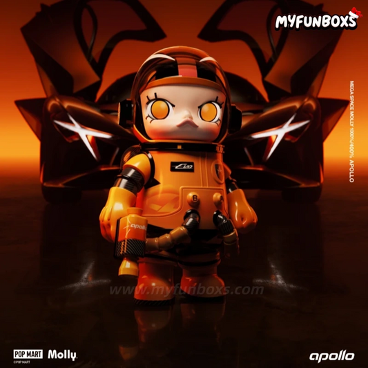 POP MART MEGA SPACE MOLLY 400% And 1000% APOLLO