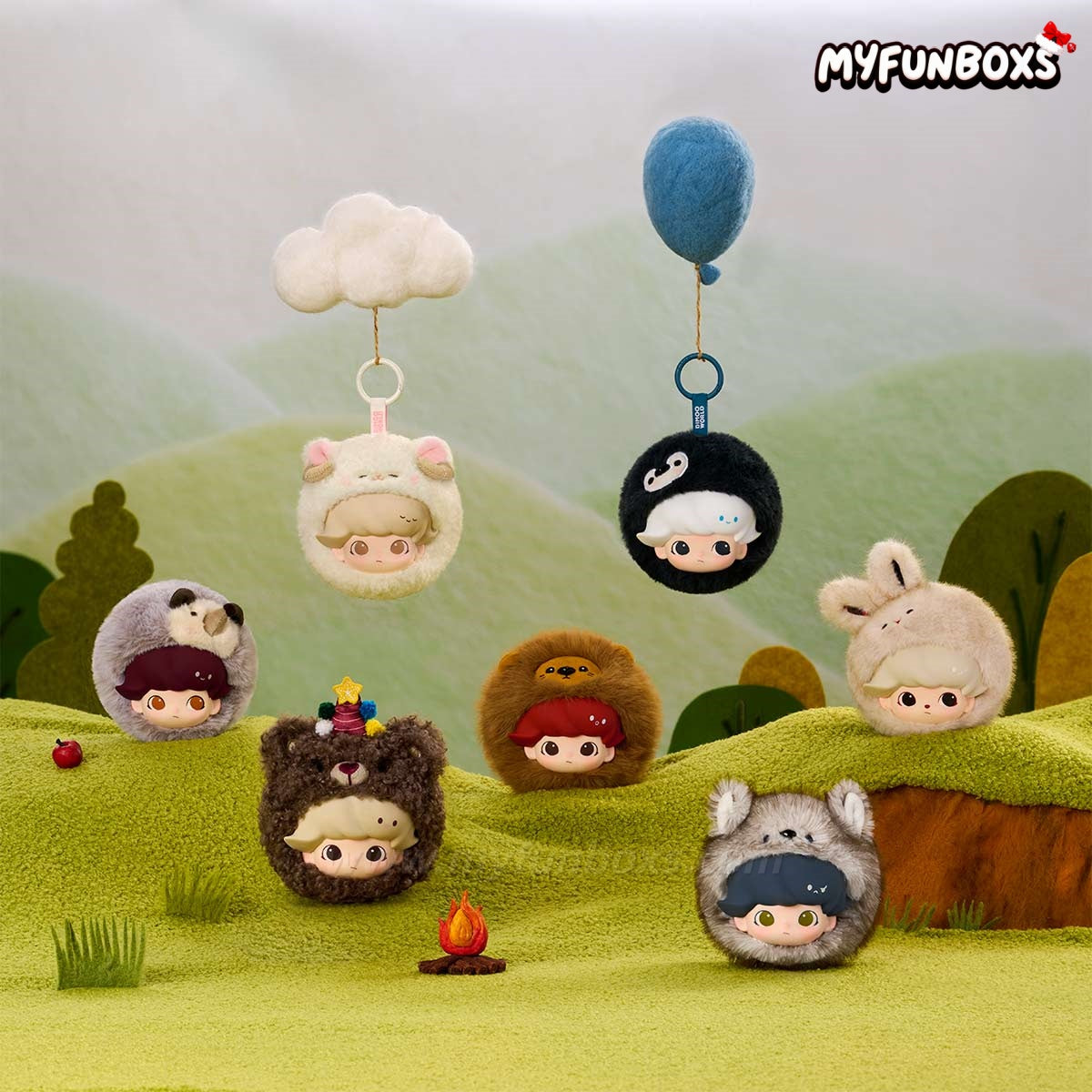 DIMOO The Secret Theatre Club Series Earphone Case Blind Box