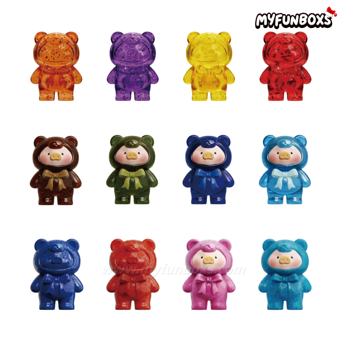 LuLu The PIGGY Teddy MINI Mining Extraction Series Mini Figure Blind Box