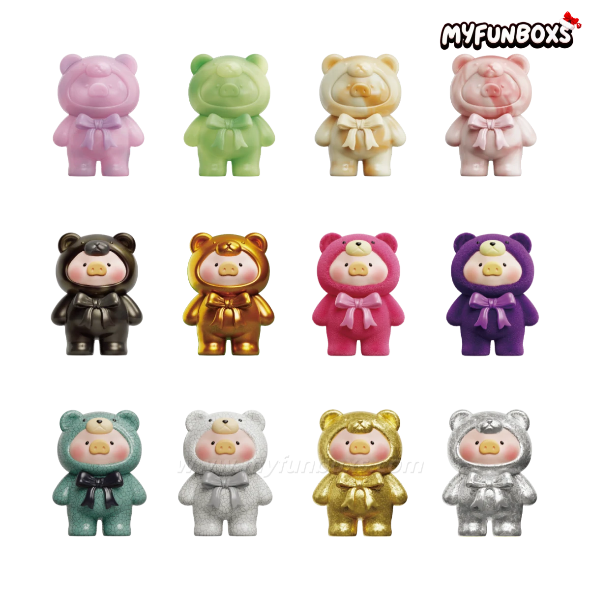 LuLu The PIGGY Teddy MINI Mining Extraction Series Mini Figure Blind Box