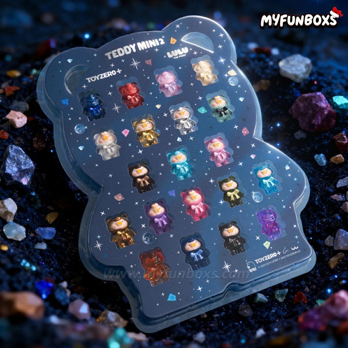 LuLu The PIGGY Teddy MINI Mining Extraction Series Mini Figure Blind Box