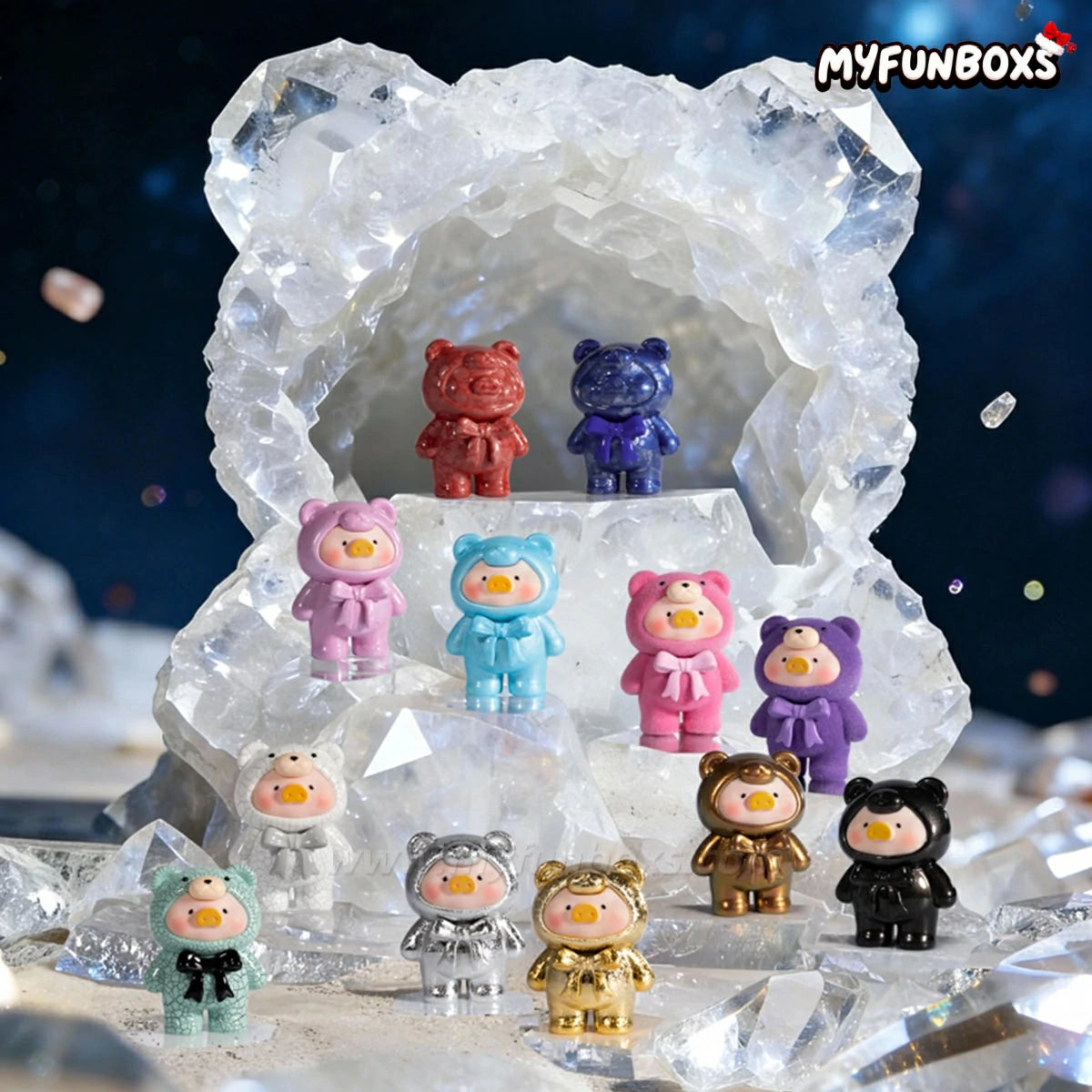 LuLu The PIGGY Teddy MINI Mining Extraction Series Mini Figure Blind Box