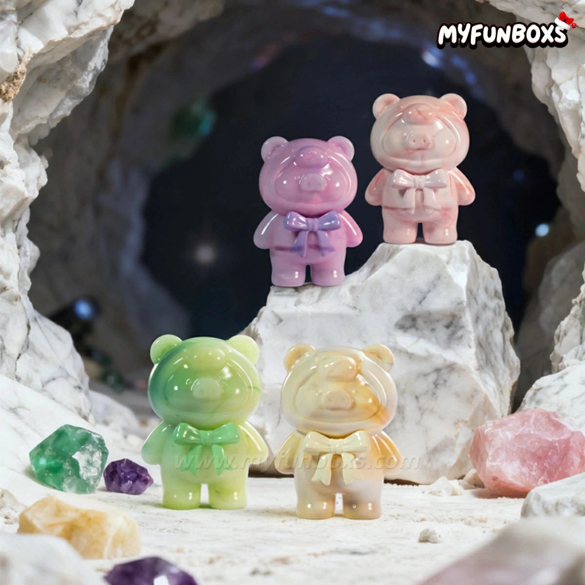 LuLu The PIGGY Teddy MINI Mining Extraction Series Mini Figure Blind Box