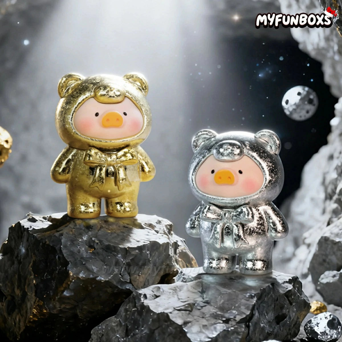 LuLu The PIGGY Teddy MINI Mining Extraction Series Mini Figure Blind Box