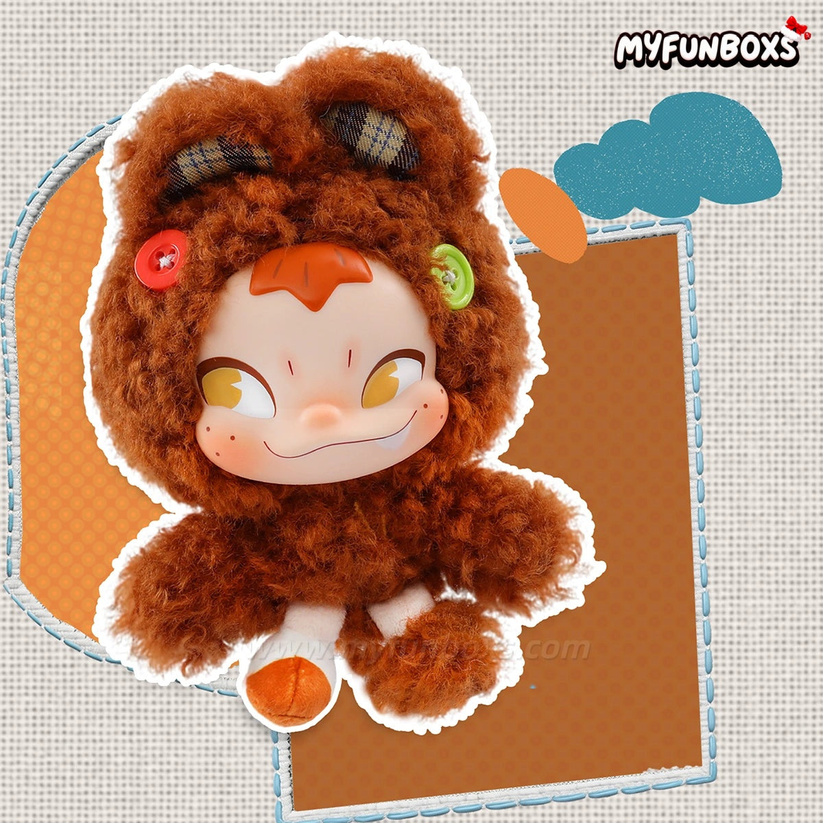 NINNIC Different Us Series Plush Keychain Blind Box