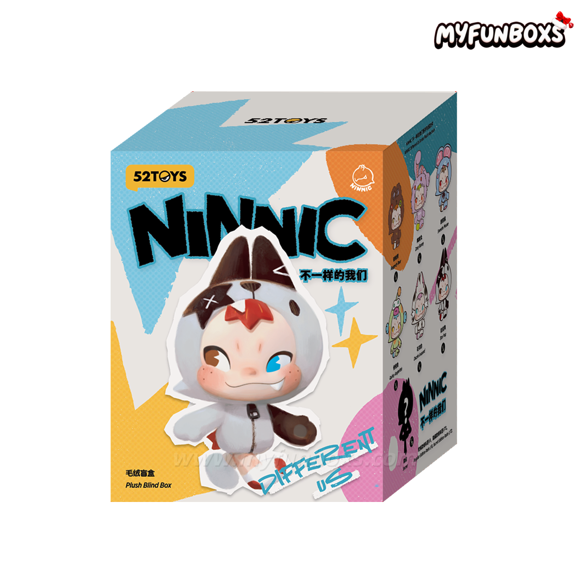 NINNIC Different Us Series Plush Keychain Blind Box