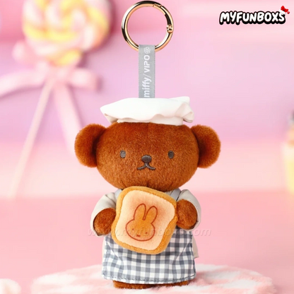Miffy Bakery Series Plush Keychain Blind Box（In stock）