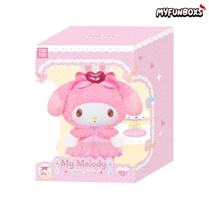 My Melody Strawberry Cookie & Colorful Frosting Series Vinyl Plush Doll