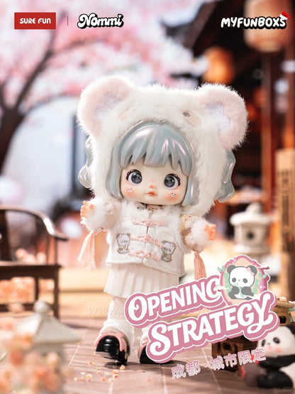 Nommi Panda Baby Series ActionFigure Hanging Card, Chengdu Exclusive