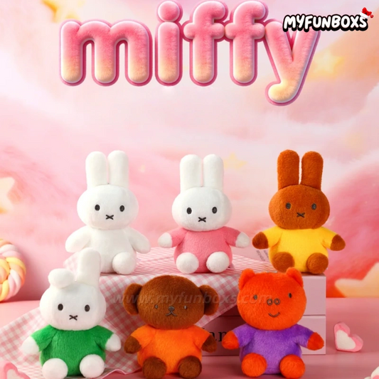 Miffy Colorful Series Plush Keychain