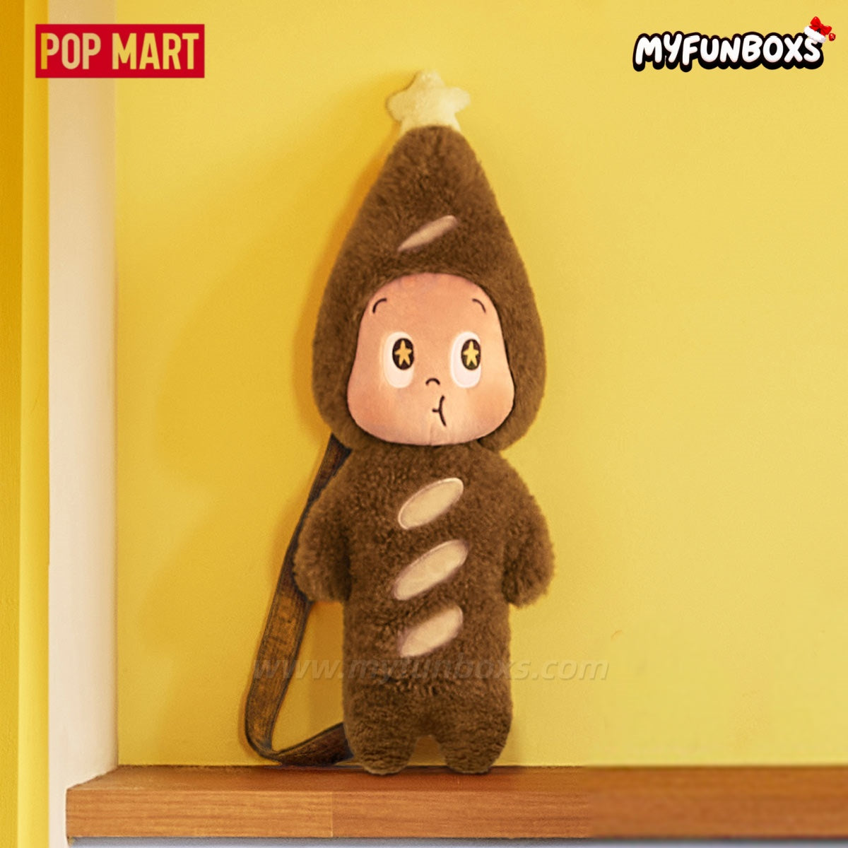 POP MART Twinkle Twinkle MOON GELATO Series-Plush Baguette Bag