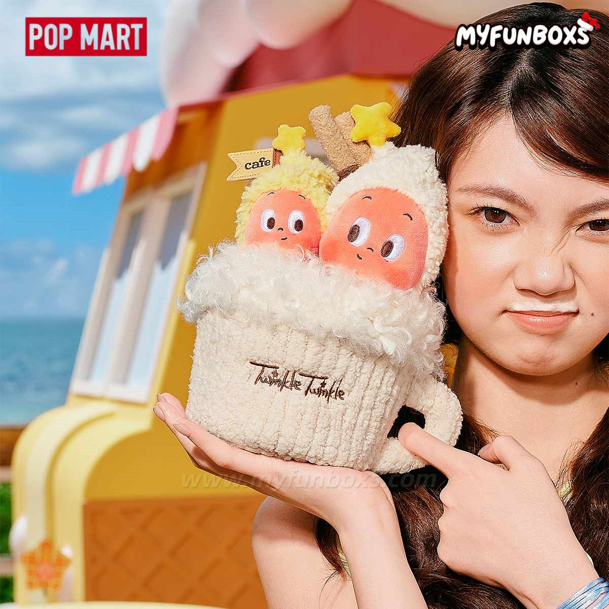 POP MART Twinkle Twinkle MOON GELATO Series-Affogato Crossbody Bag