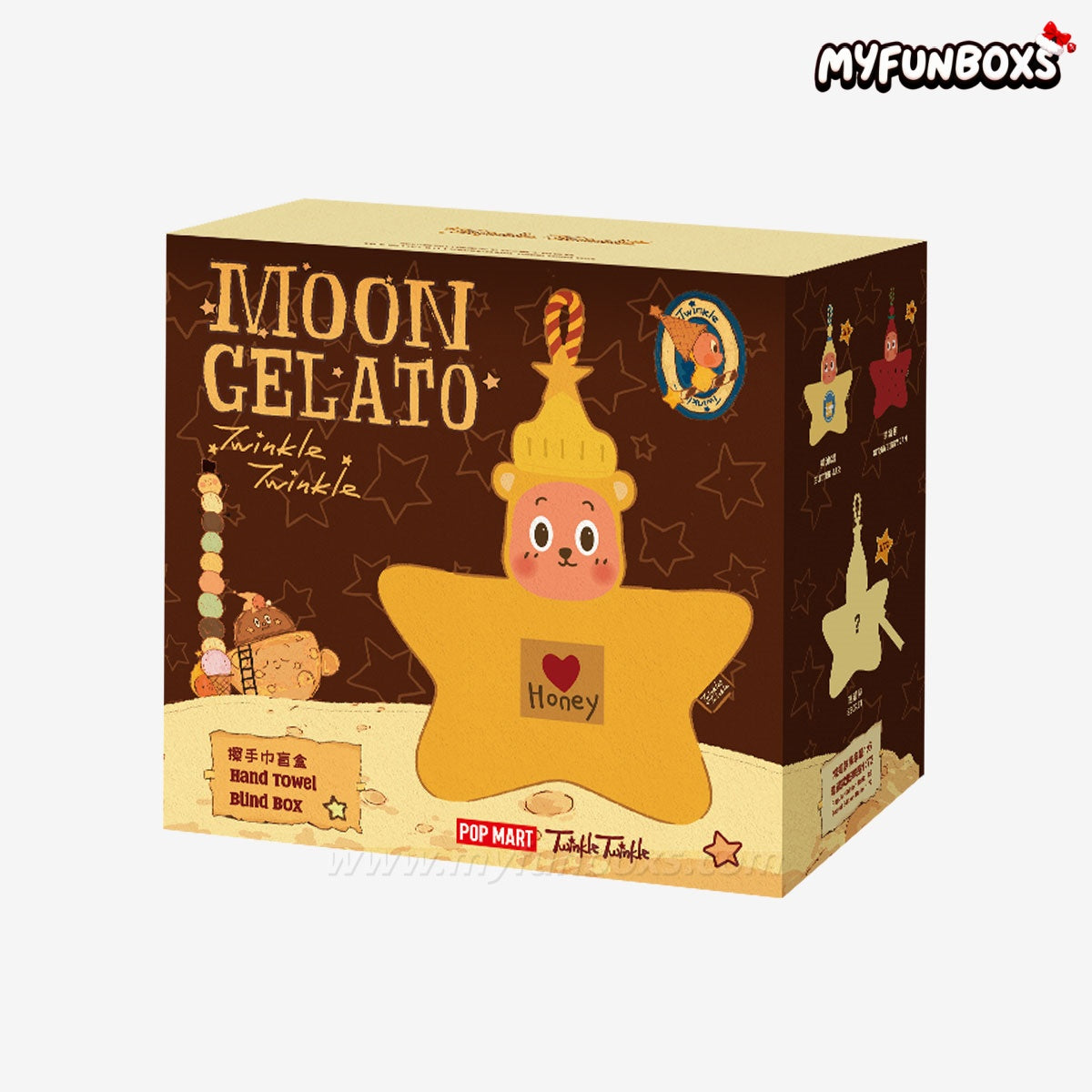 POP MART Twinkle Twinkle MOON GELATO Series-Hand Towel Blind Box