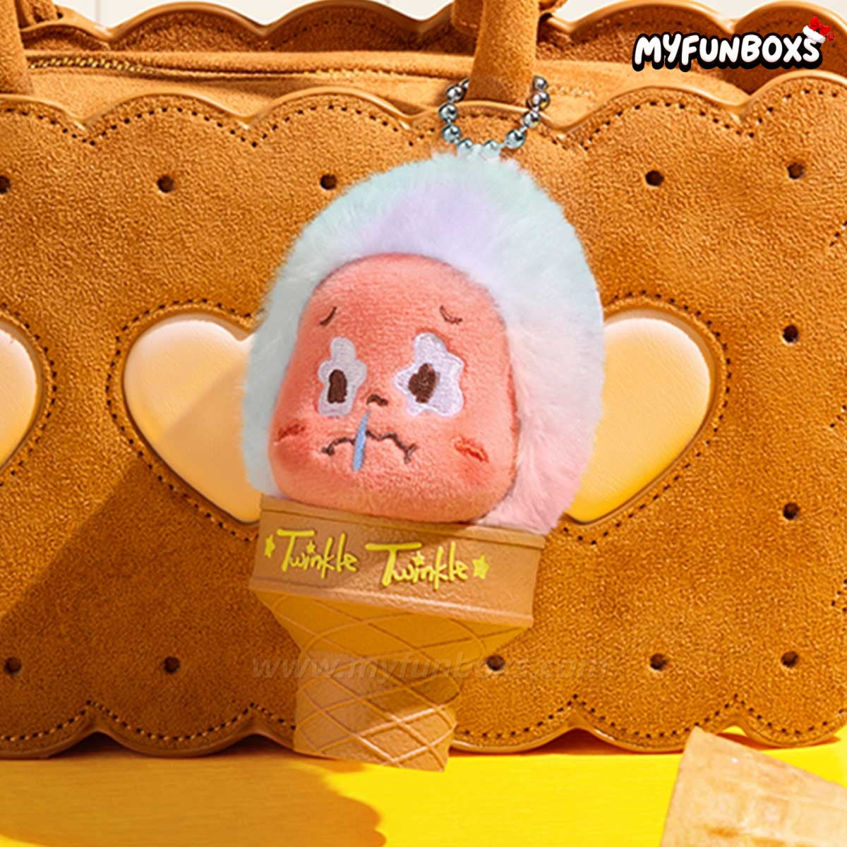 POP MART Twinkle Twinkle MOON GELATO Series-Ice Cream Plush Pendant Blind Box