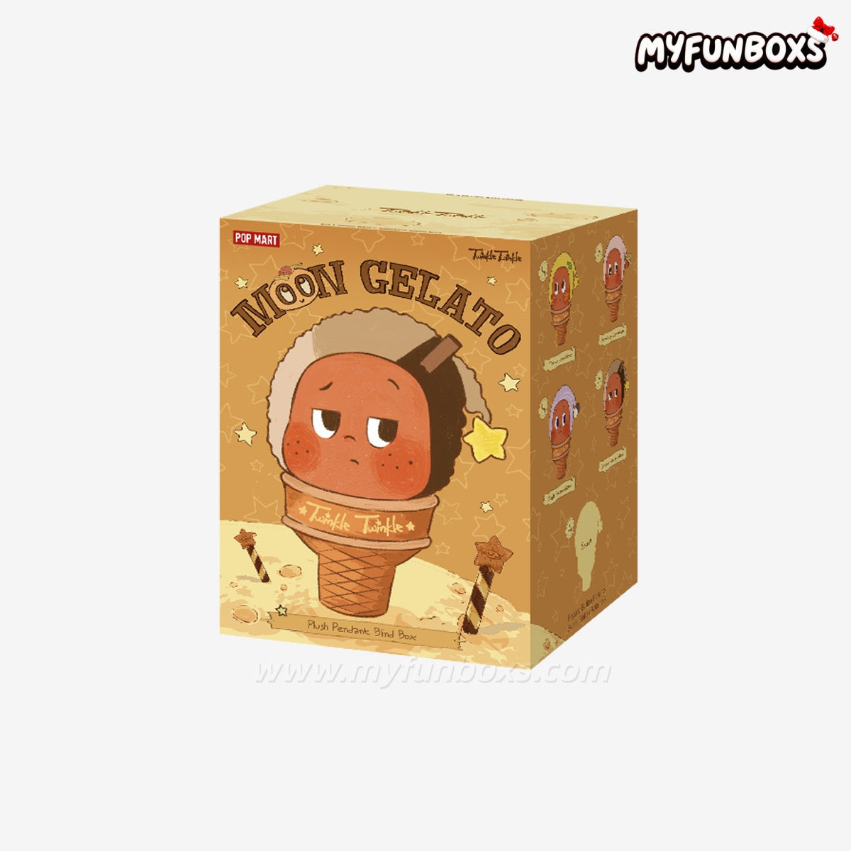 POP MART Twinkle Twinkle MOON GELATO Series-Ice Cream Plush Pendant Blind Box