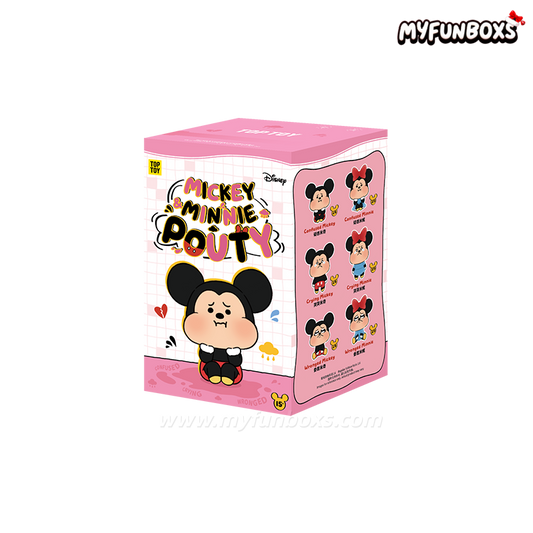 DSN Mickey & Minnie Pouty Series Plush Charm Blind Box