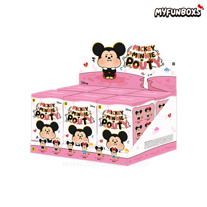 DSN Mickey & Minnie Pouty Series Plush Charm Blind Box