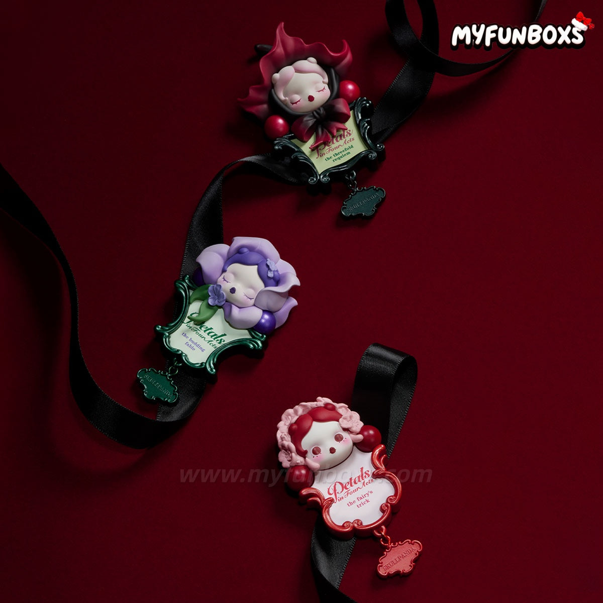 SKULLPANDA Petals in Four Acts Series Fridge Magnet