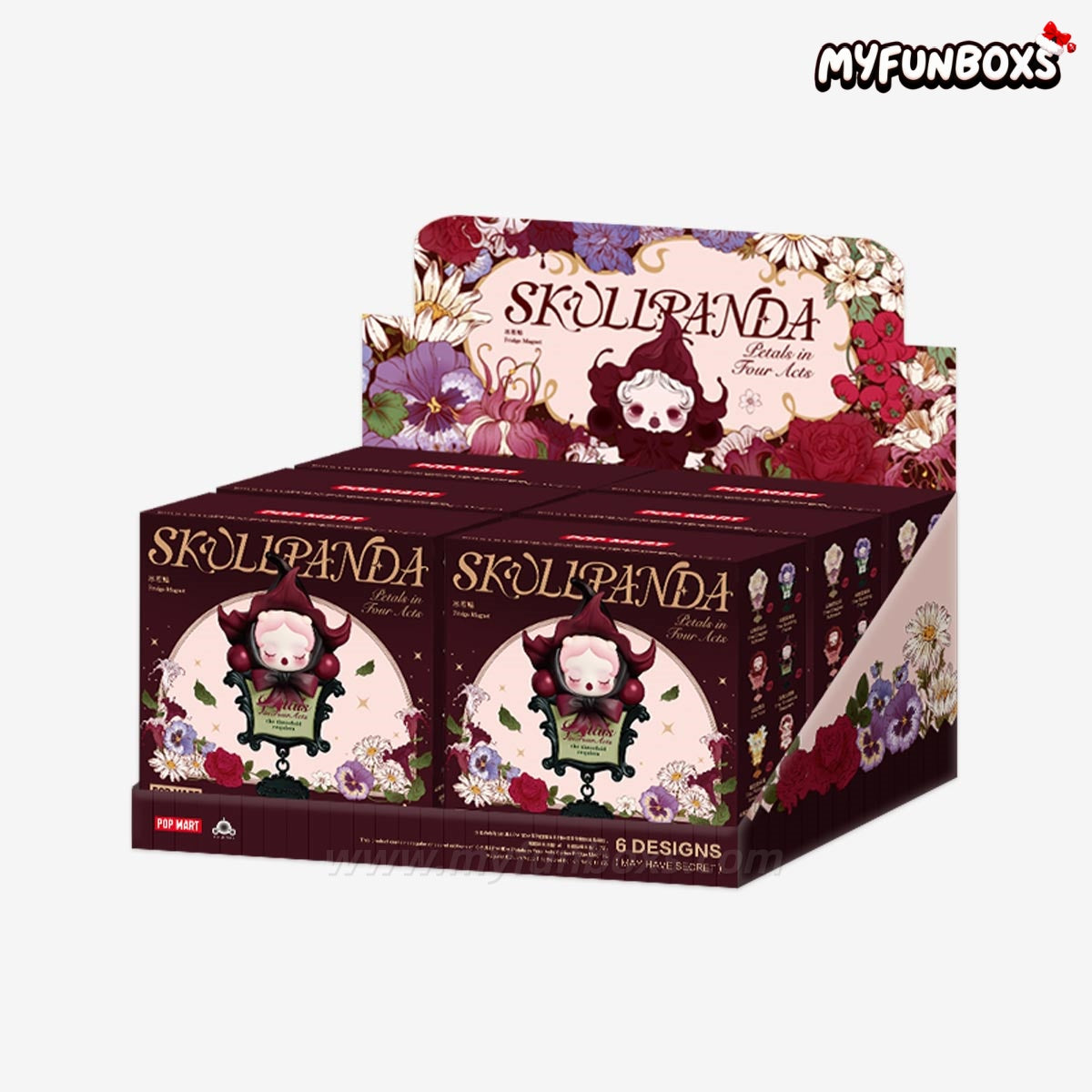 SKULLPANDA Petals in Four Acts Series Fridge Magnet