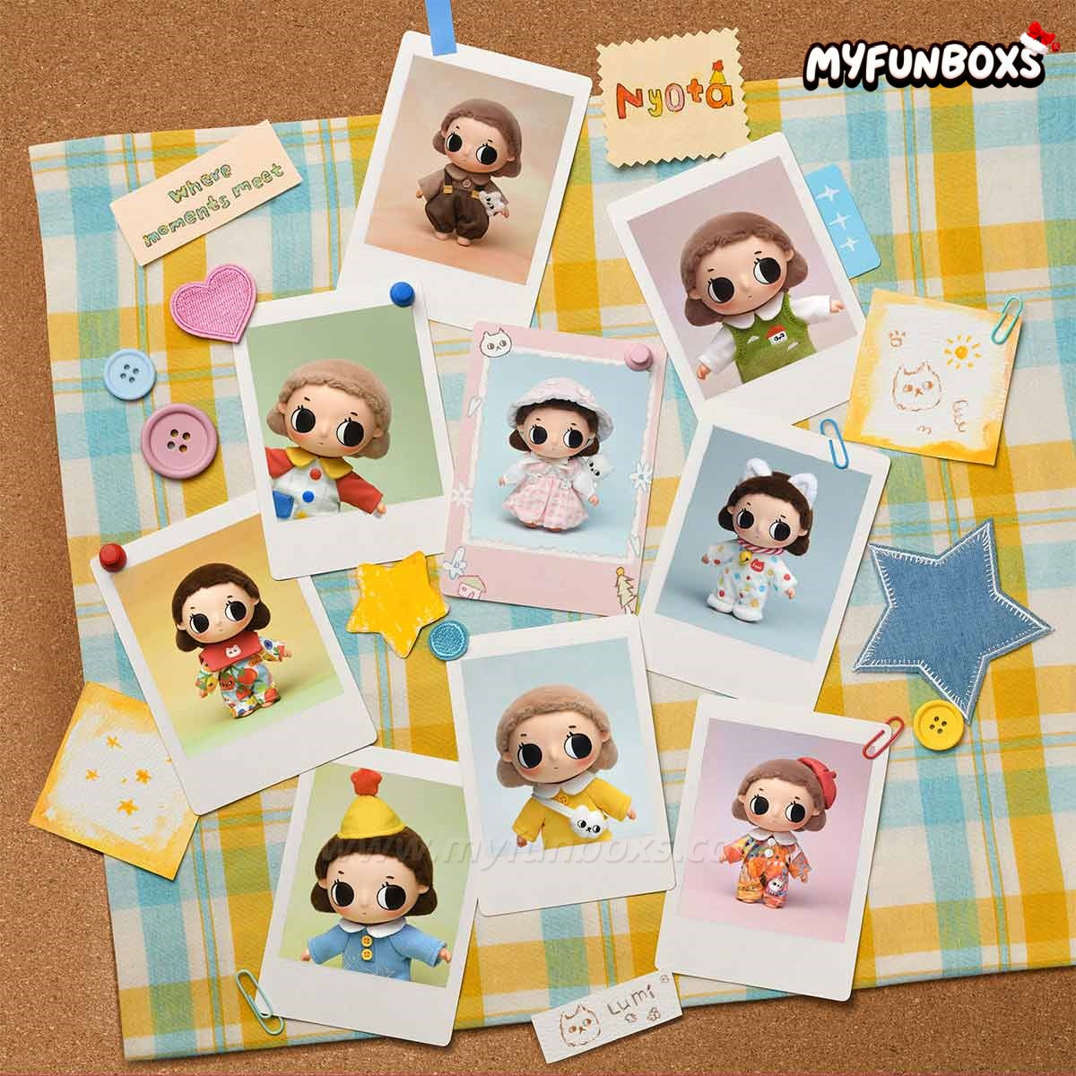 Nyota Where Moments Meet Series Plush Doll Blind Box (PRE-ORDER）