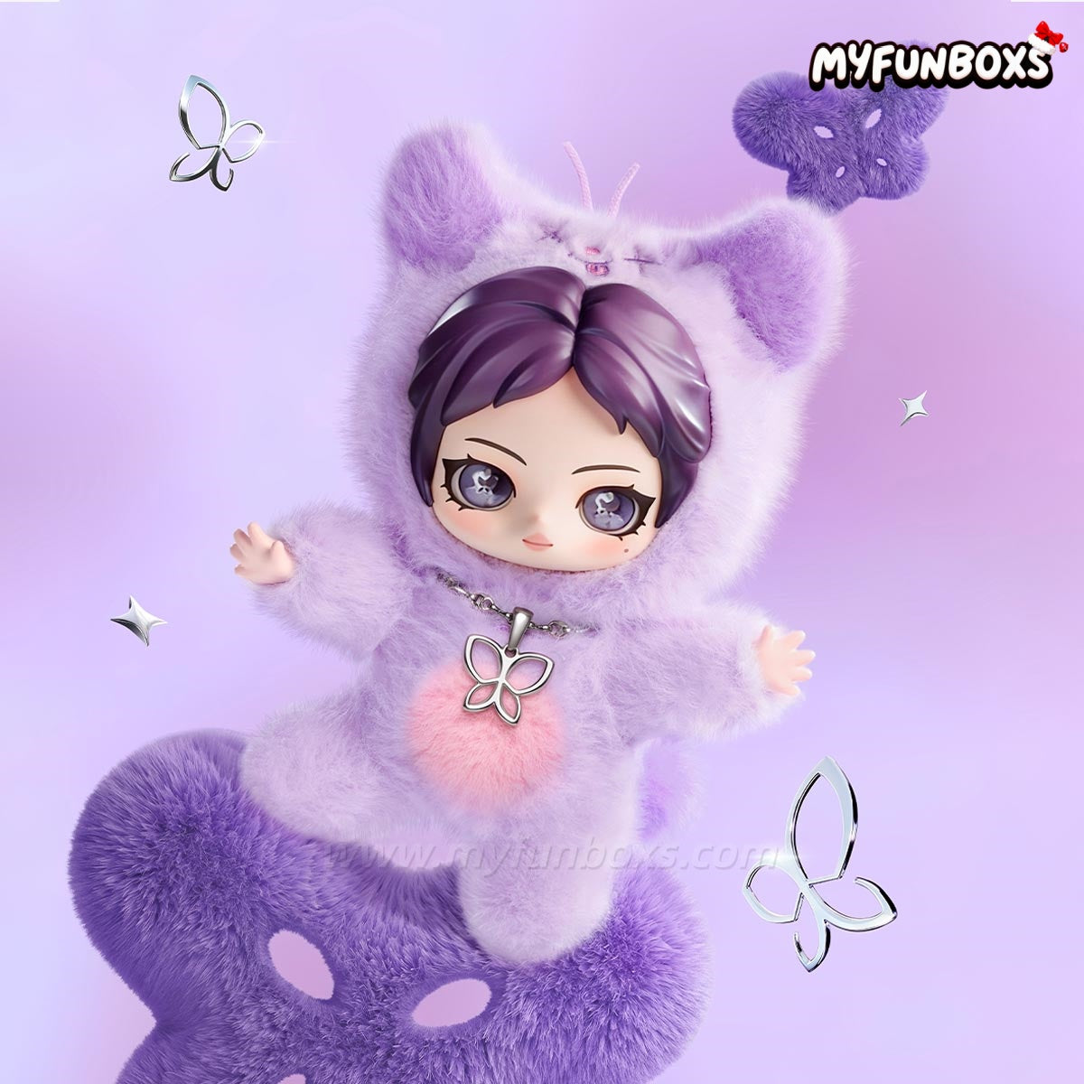 POP MART aespa Fluffy Club Series Vinyl Plush Doll Pendant (PRE-ORDER)