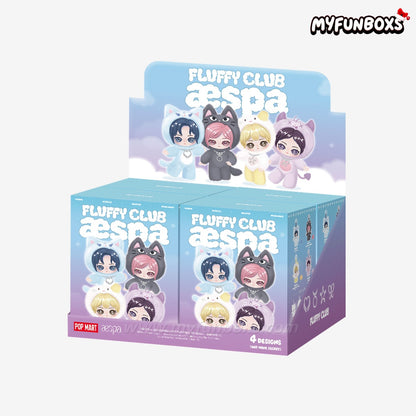 POP MART aespa Fluffy Club Series Vinyl Plush Doll Pendant (PRE-ORDER)
