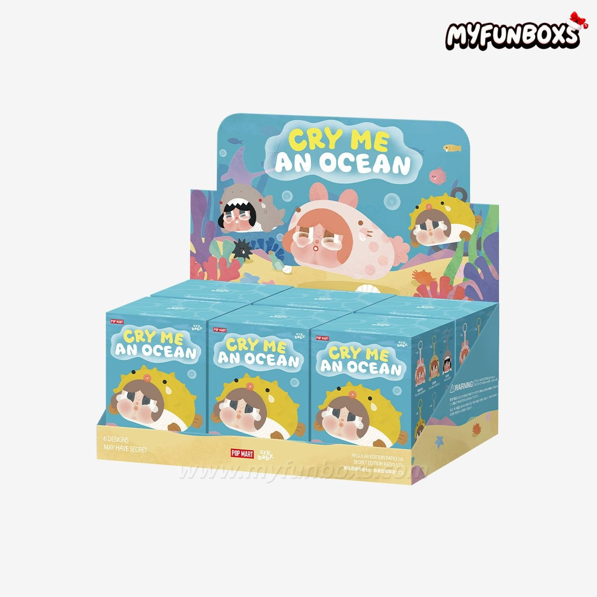 POP MART CRYBABY Cry Me An Ocean Series- Vinyl Plush Pendant Blind Box