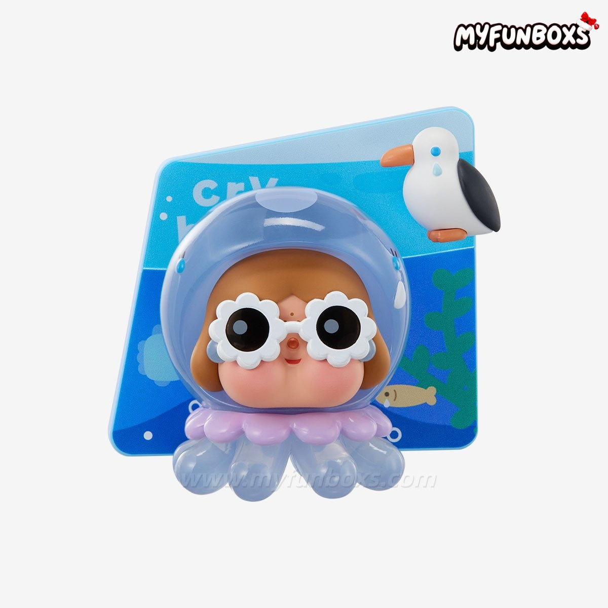 POP MART CRYBABY Cry Me an Ocean Series Fridge Magnet Blind Box