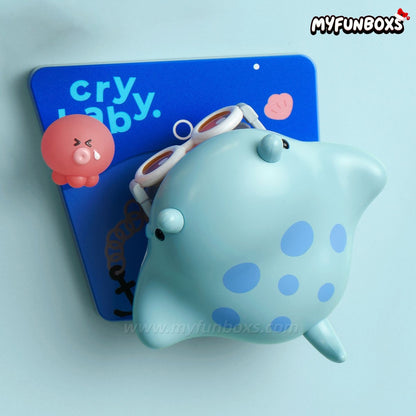 POP MART CRYBABY Cry Me an Ocean Series Fridge Magnet Blind Box