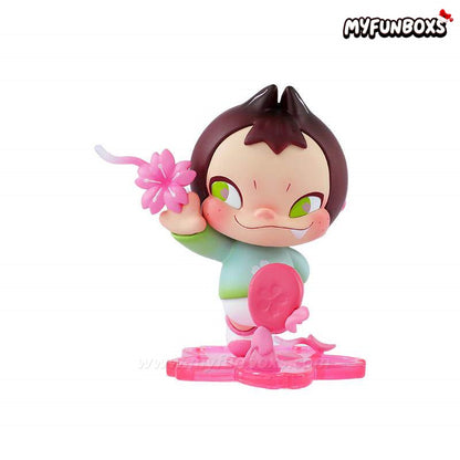 NINNIC Cherry Blossom Figure Hanging Card