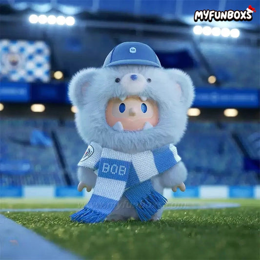 FARMER BOB Manchester City Bear Vinyl Plush Hanging Card