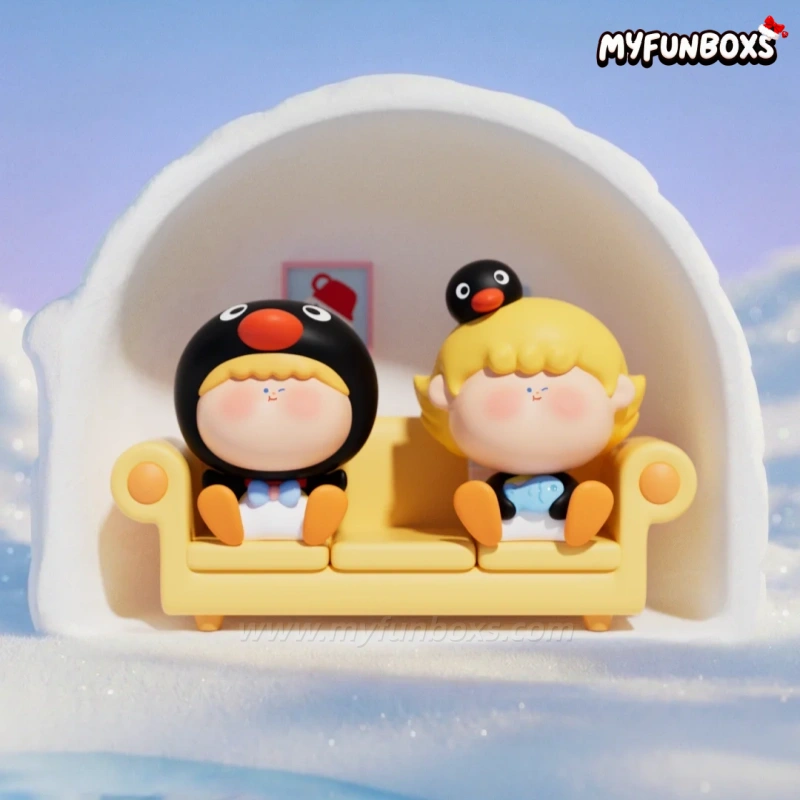 Pingu 45th Anniversary Heartwarming Encounter Series Figure Blind Box