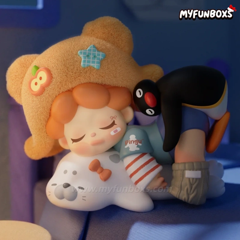 激レアpingu and friends 20th anniversary ペア Pingu 45th Anniversary Heartwarming Encounter Series Figure Blind