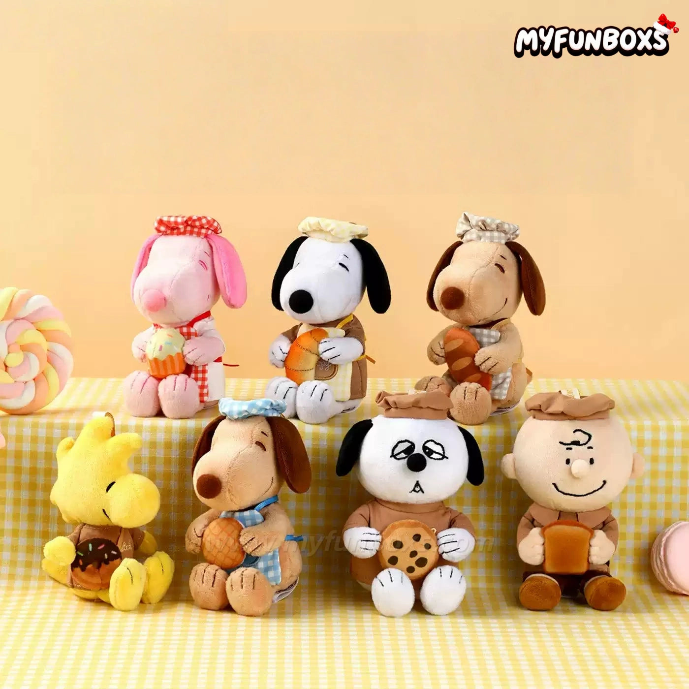 Snoopy Baker Series Plush Blind Boxes